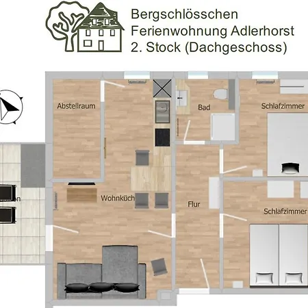 Apartment Bergschloesschen Edersee *