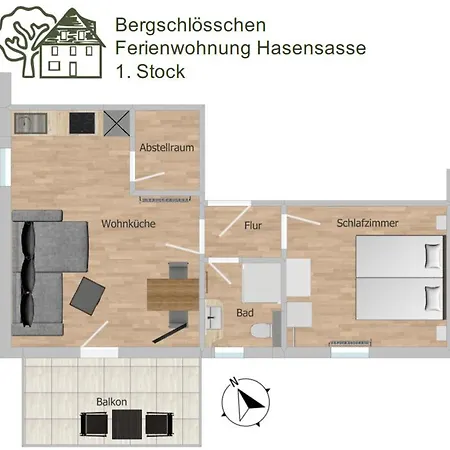 Bergschloesschen Edersee Apartment *