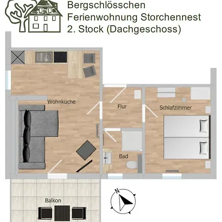 Bergschloesschen Edersee Apartment *